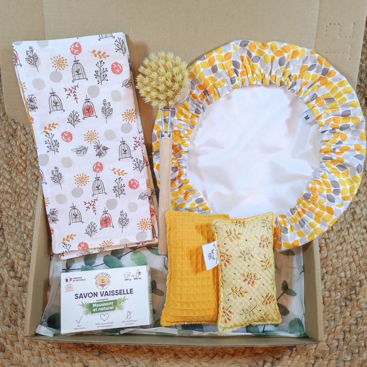 Coffret cuisine Vaisselle & Entretien Zéro Déchet - FEUILLES