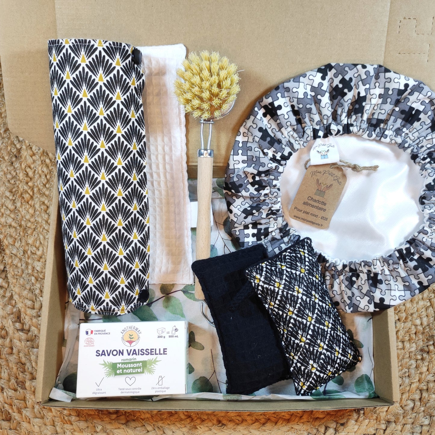 Coffret cuisine Vaisselle & Entretien zéro déchet - RIAD