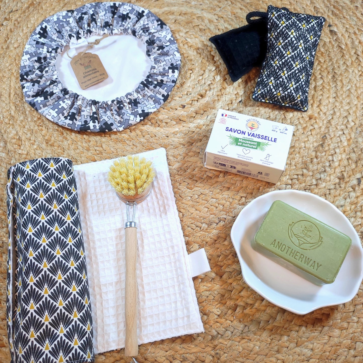 Coffret cuisine Vaisselle & Entretien zéro déchet - RIAD