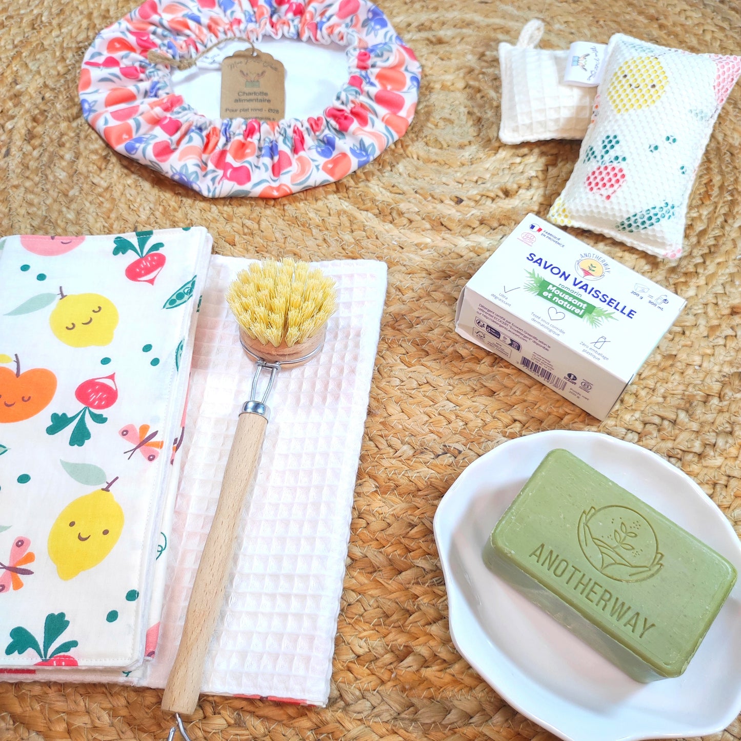 Coffret cuisine Vaisselle & Entretien Zéro Déchet - VEGGIE