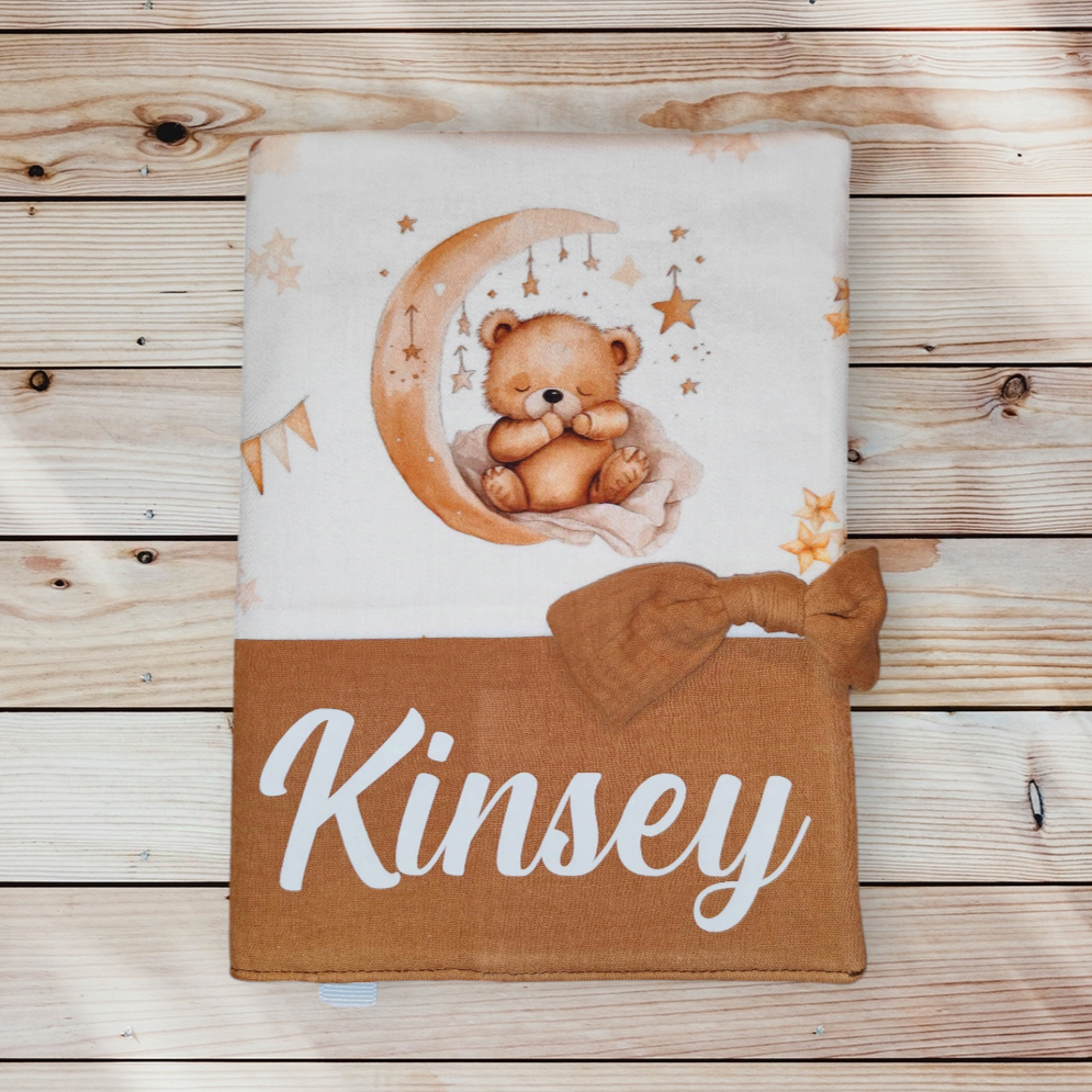 Protège carnet de santé personnalisable OURSON