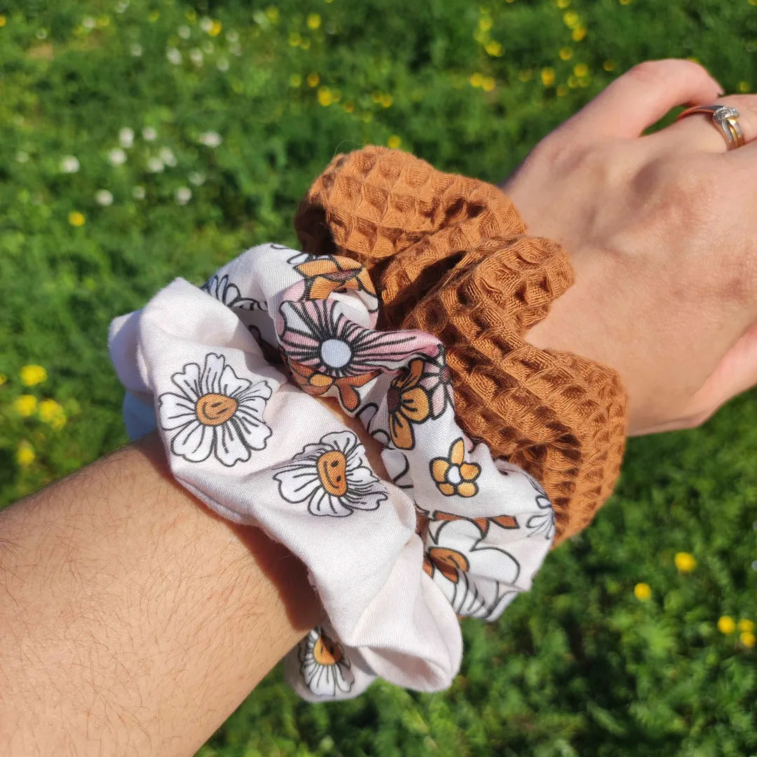 chouchou élastique pour cheveux style rétro