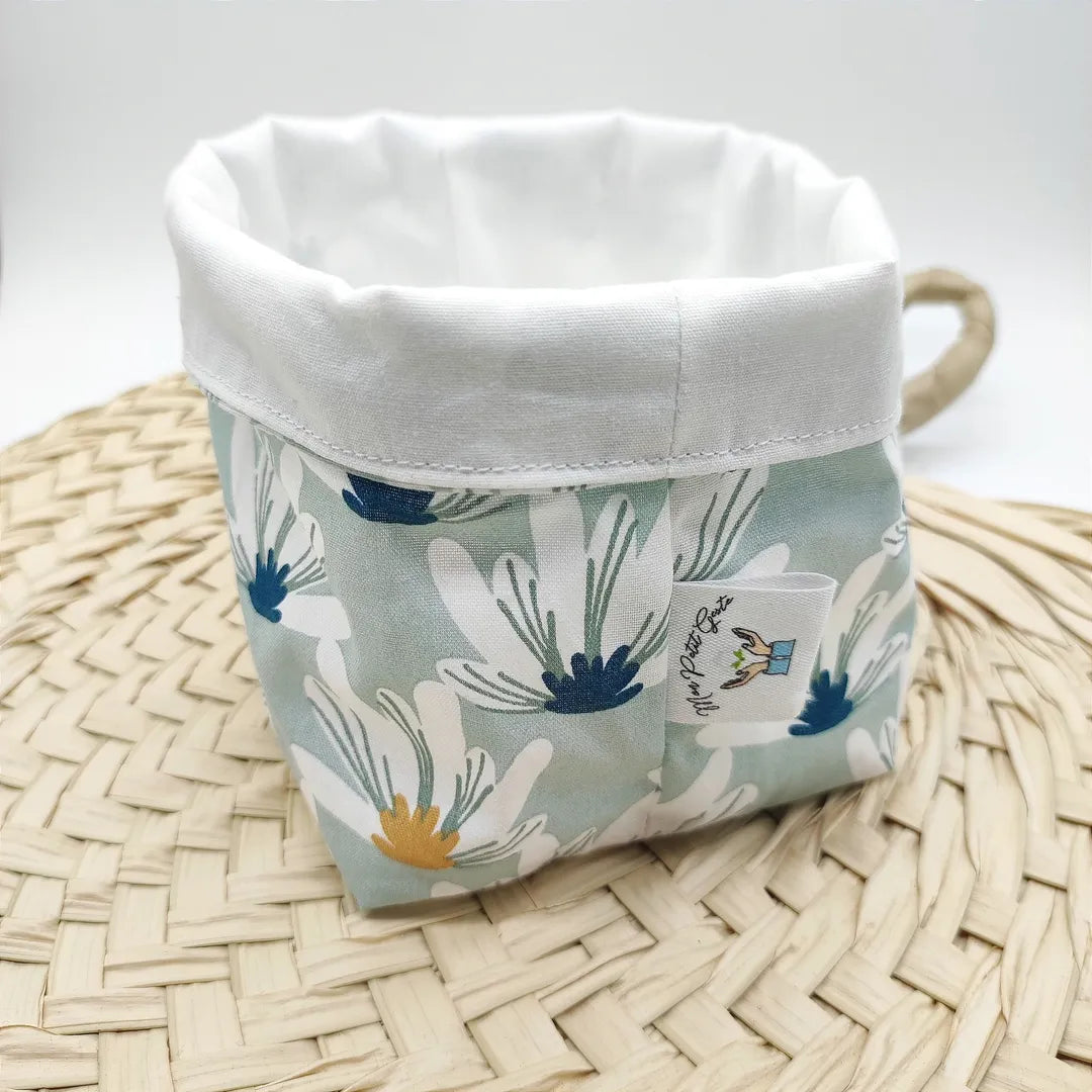 Panier à fleurs pour cotons lavables