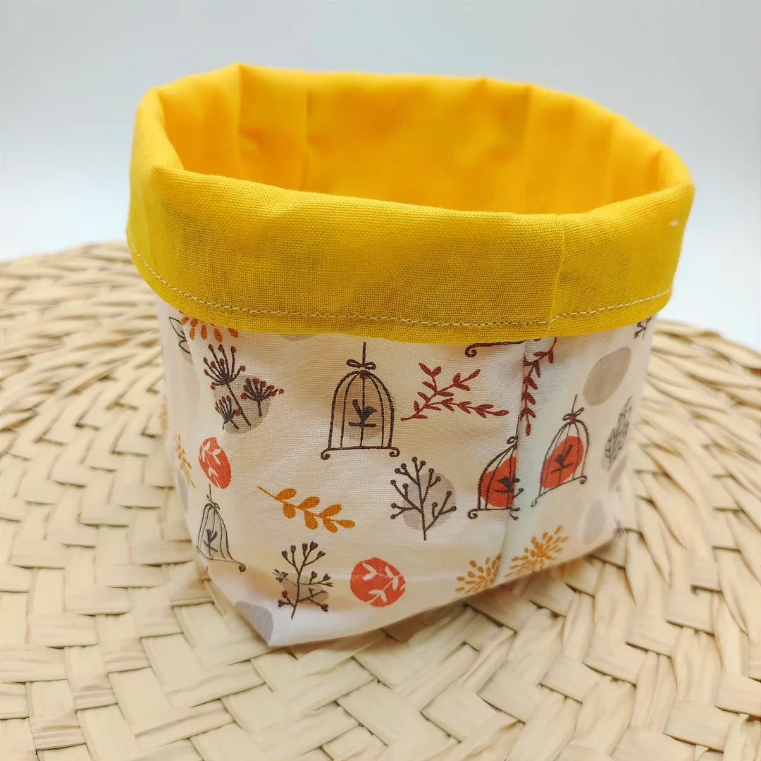 Panier motifs pour cotons lavables