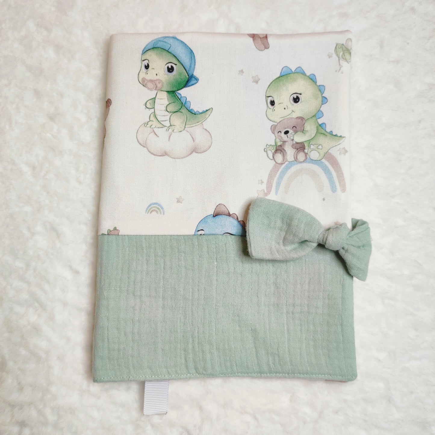 Protège carnet de santé personnalisable BÉBÉ DINO