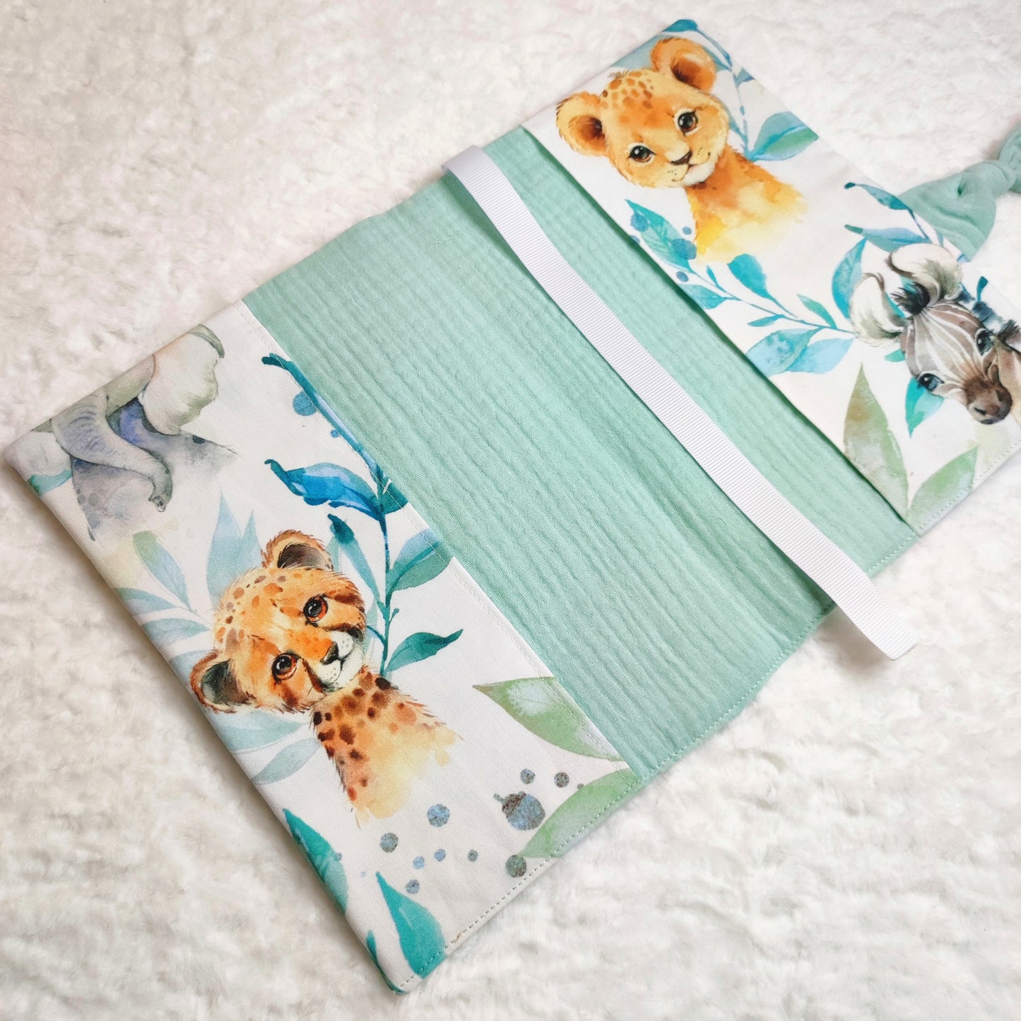 Protège carnet de santé personnalisable JUNGLE