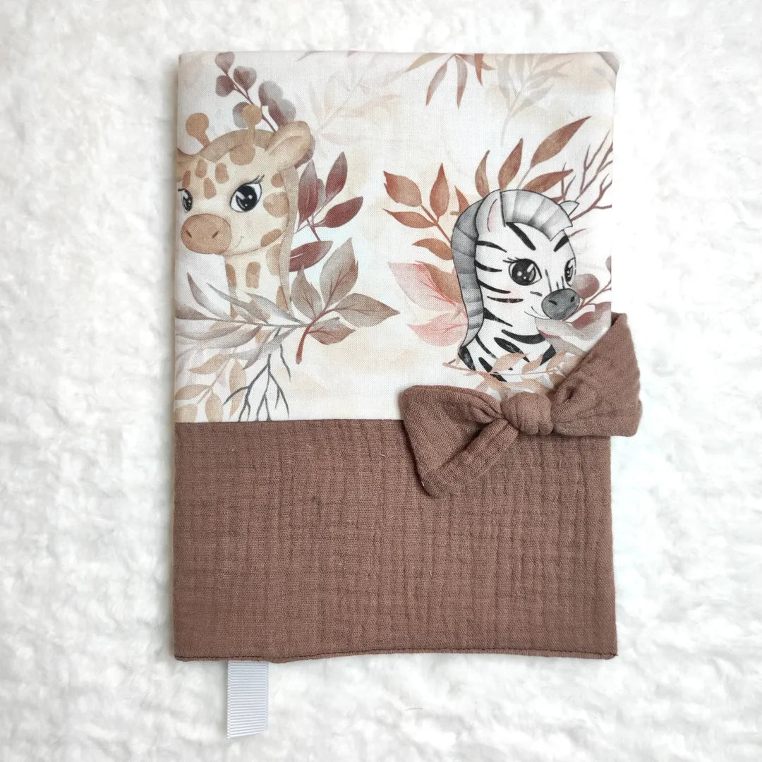 Protège carnet de santé personnalisable SAFARI TERRACOTTA