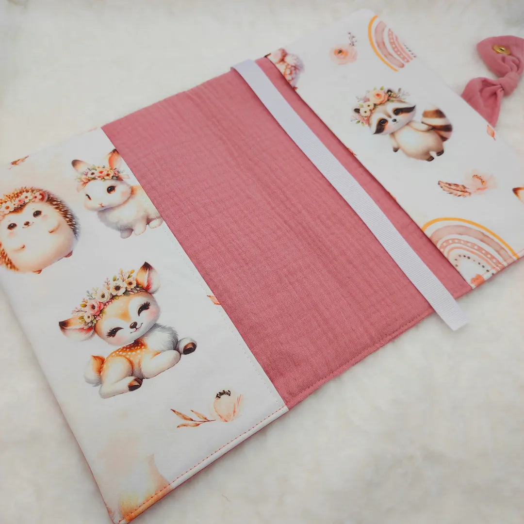 Protège carnet de santé personnalisable ANIMAUX BOHO