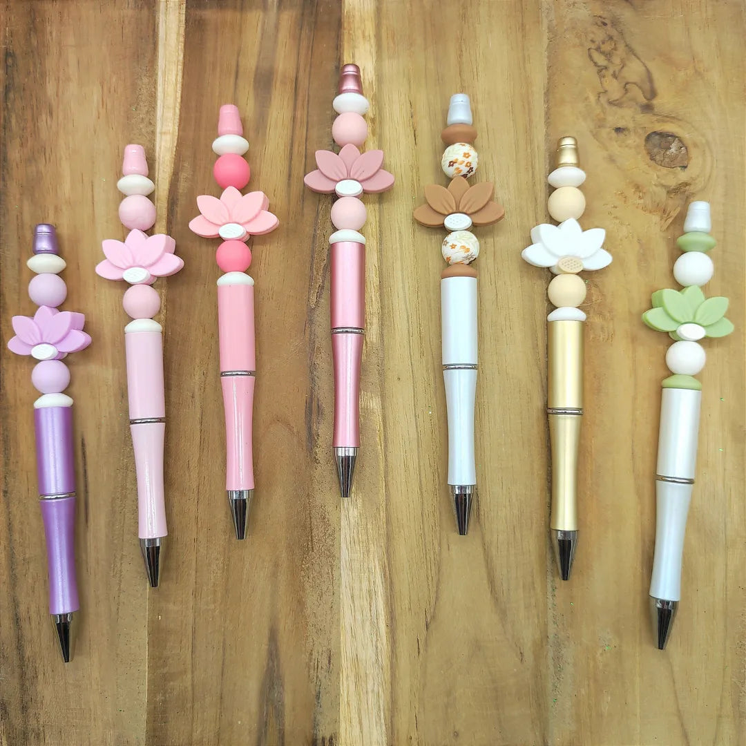 stylos fleur de lotus différentes couleurs mon petit geste