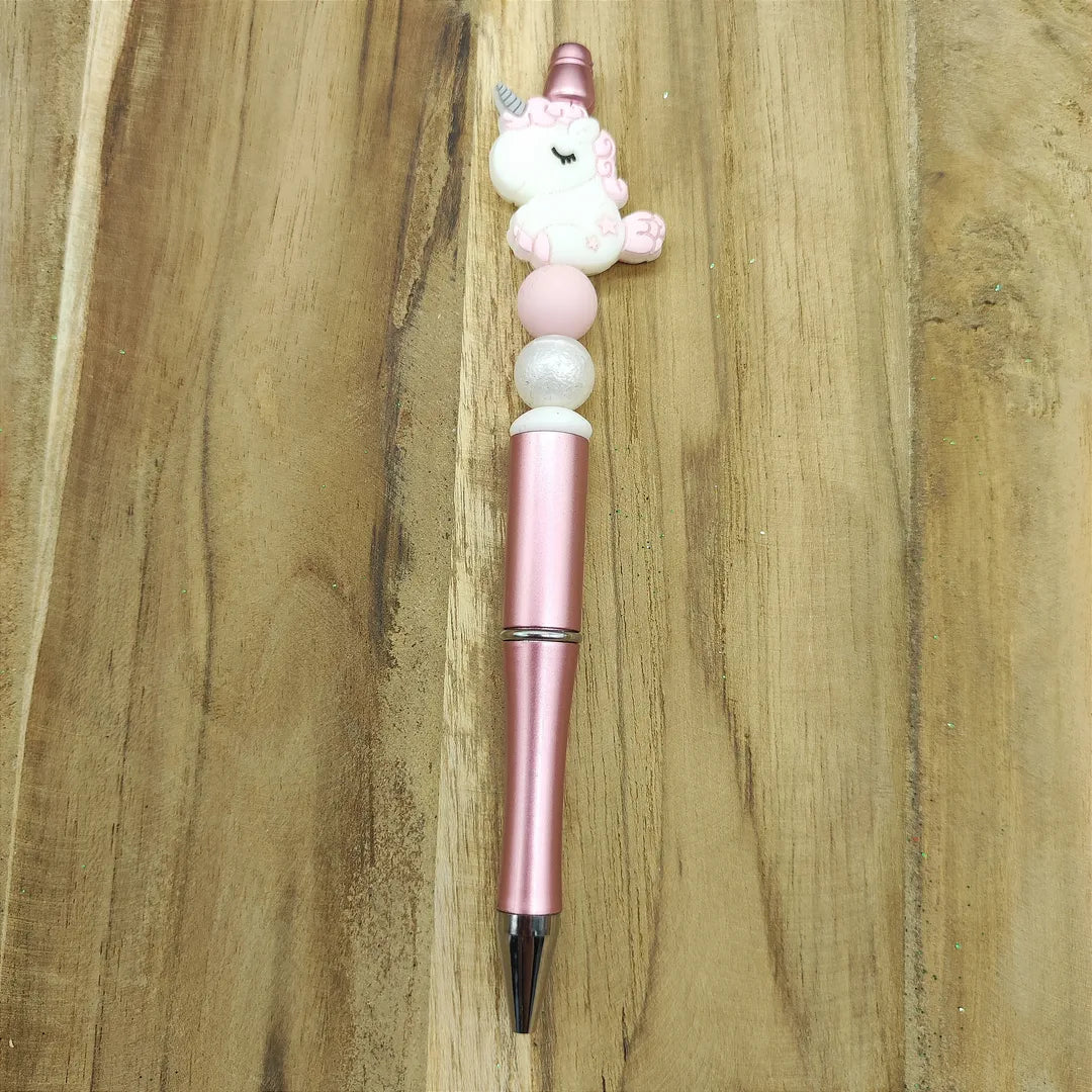 stylo rose gold licorne