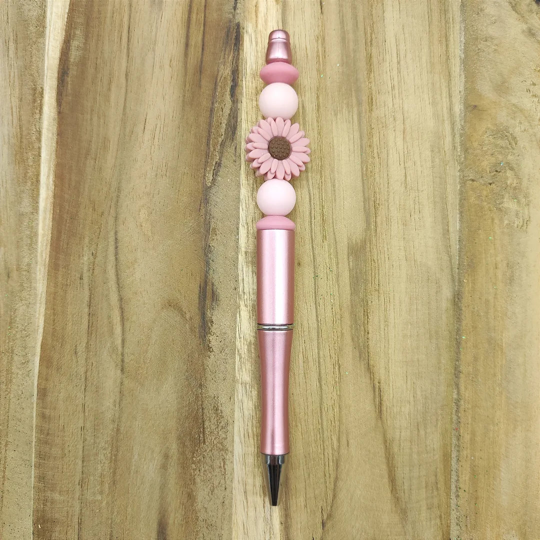 stylo rose gold marguerite