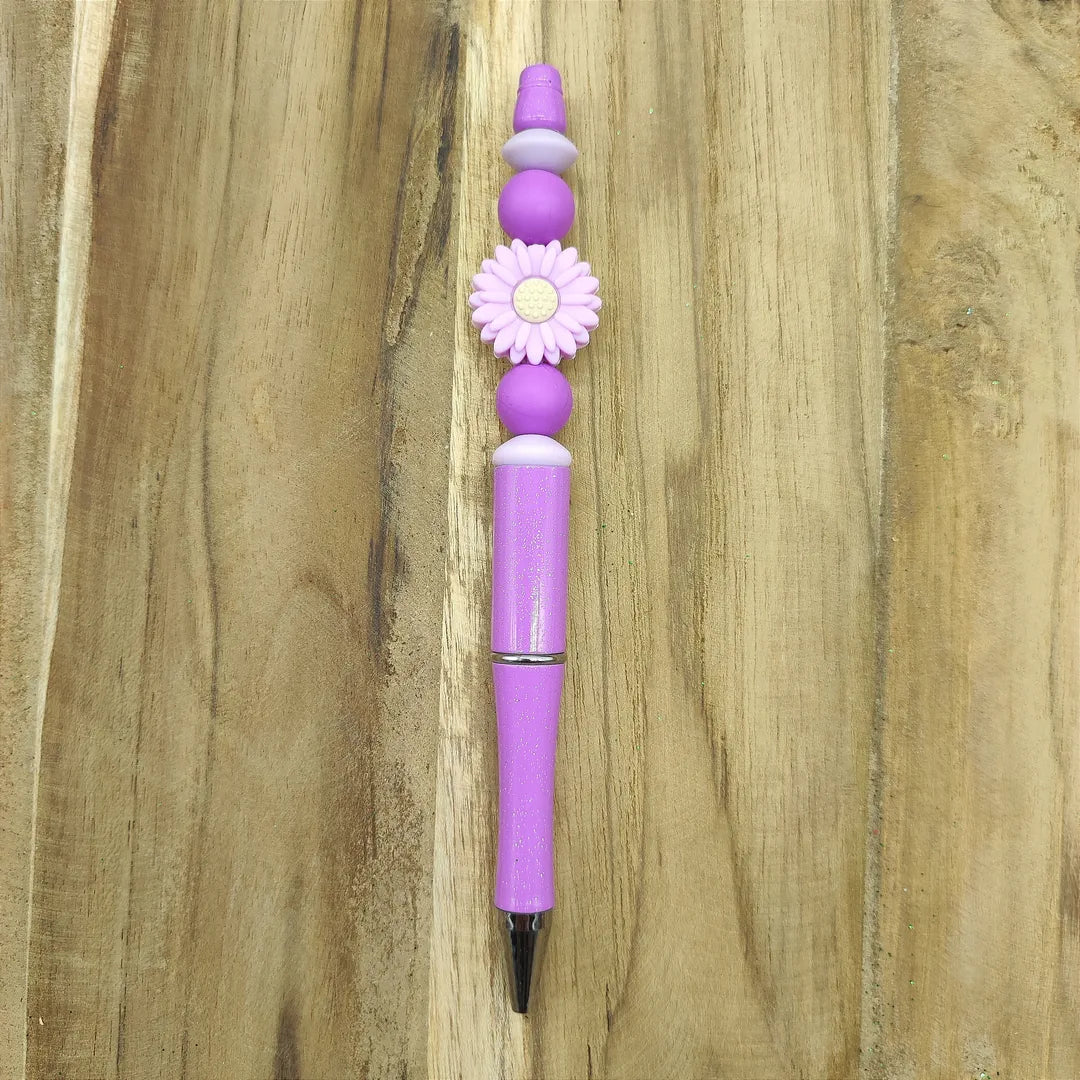 stylo violet marguerite