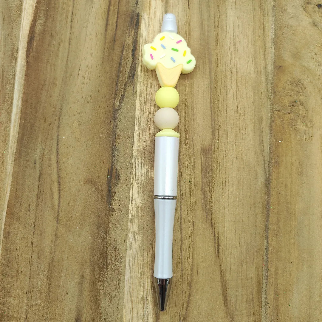 stylo blanc glace