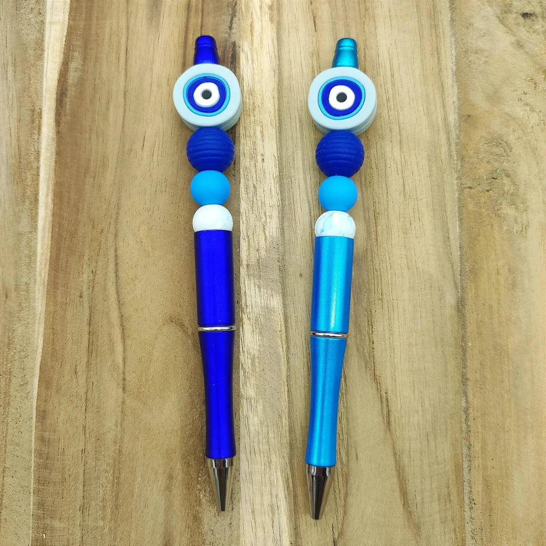 stylo bleu œil grec de nazar