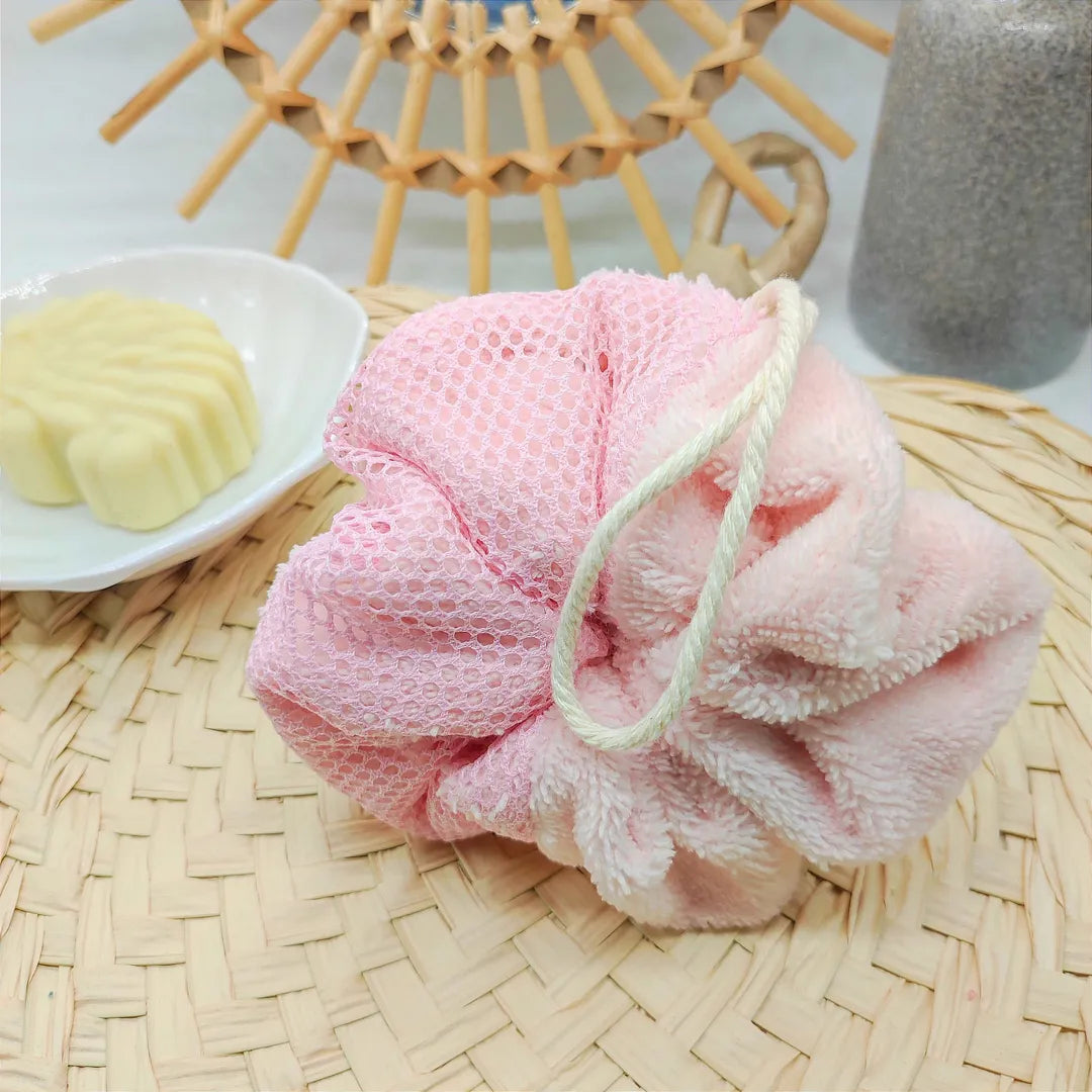 fleur de douche lavable rose clair