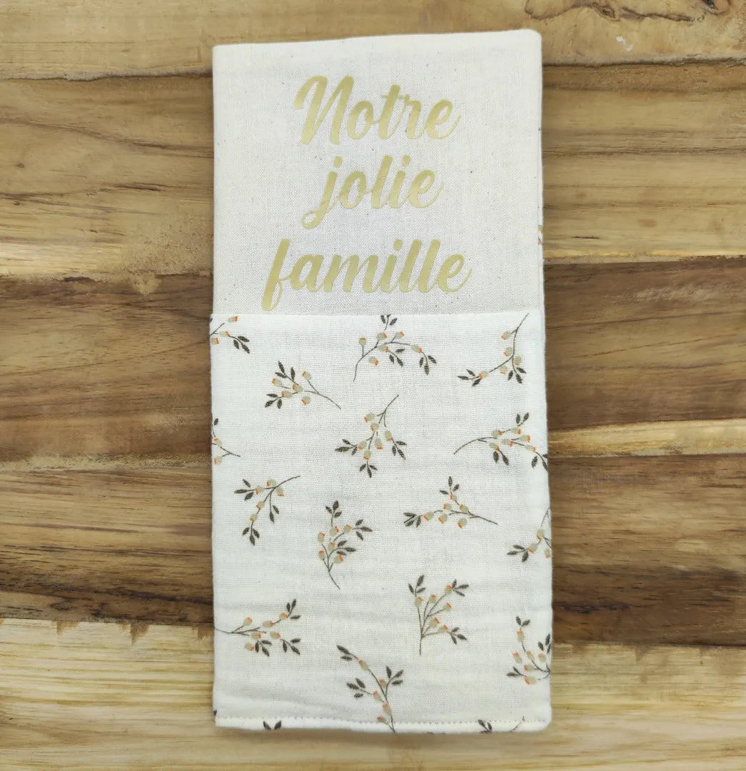 protège livret de famille personnalisable motifs branches