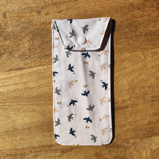 étui personnalisable motifs oiseaux mon petit geste