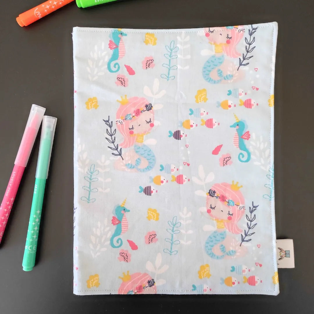 livre de coloriage lavable sirène