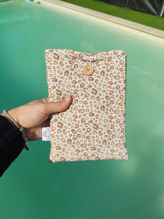 Pochette à livre et liseuse - LEOPARD